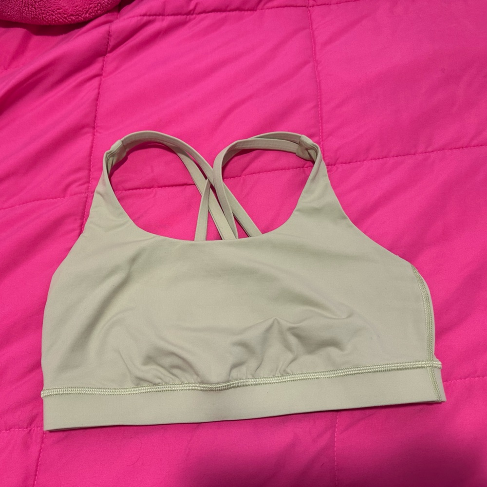 Lululemon Athletica Beige Strappy Sports Bra